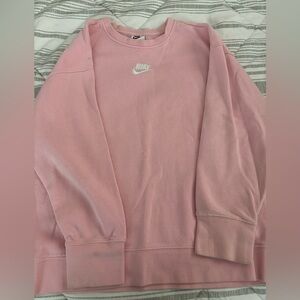 Girls Lrg Nike Light Pink Crewneck